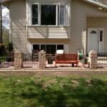 pavers porch with columns