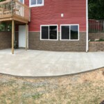 new deck and pavers