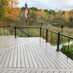 Trex Rocky Harbor w/ Williams aluminum cable railing